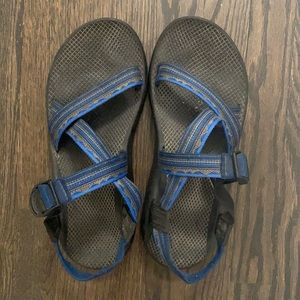 Blue striped Z Cloud Chacos